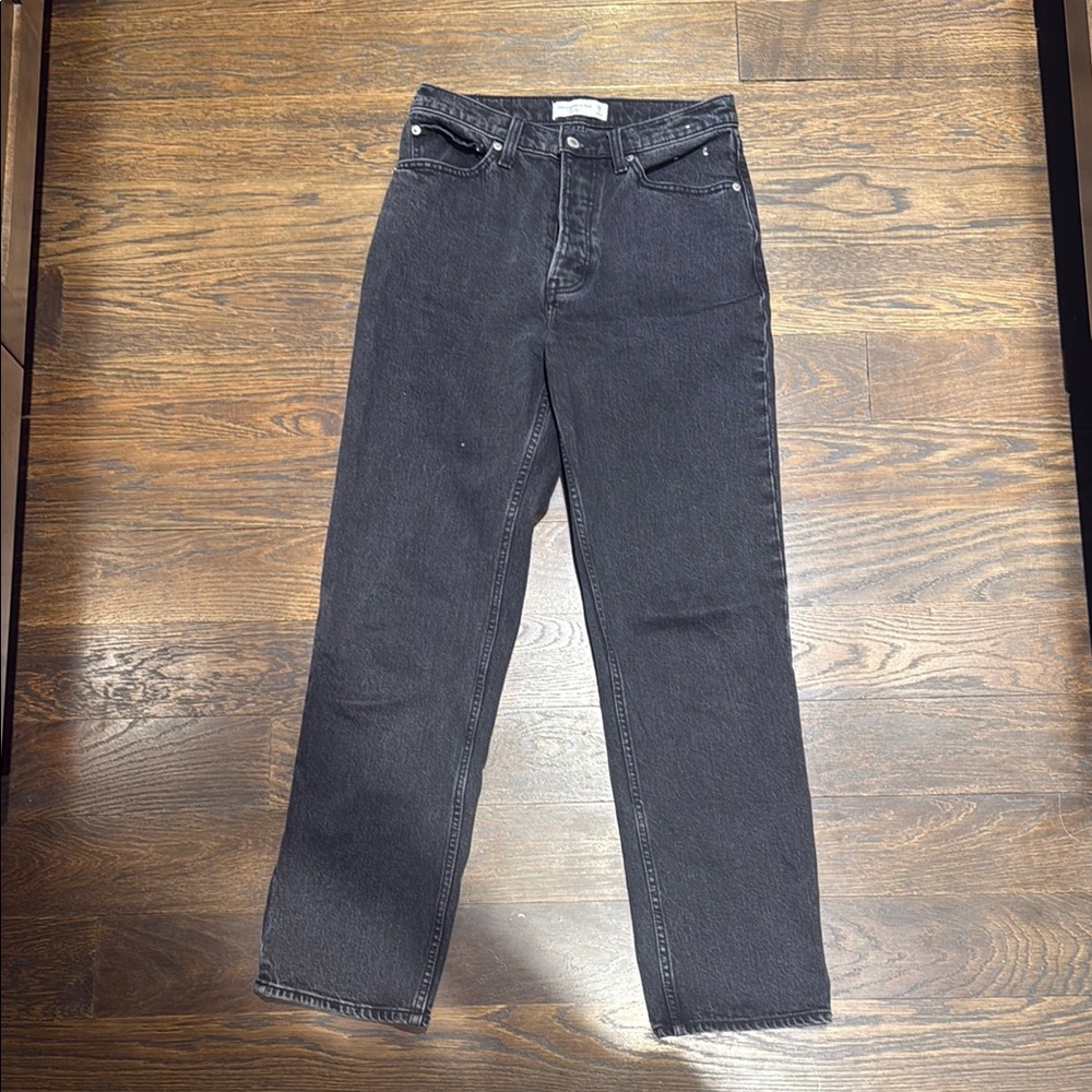 Abercrombie & Fitch Charcoal High Rise Jeans